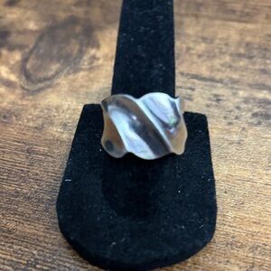 Silver Wave Ring